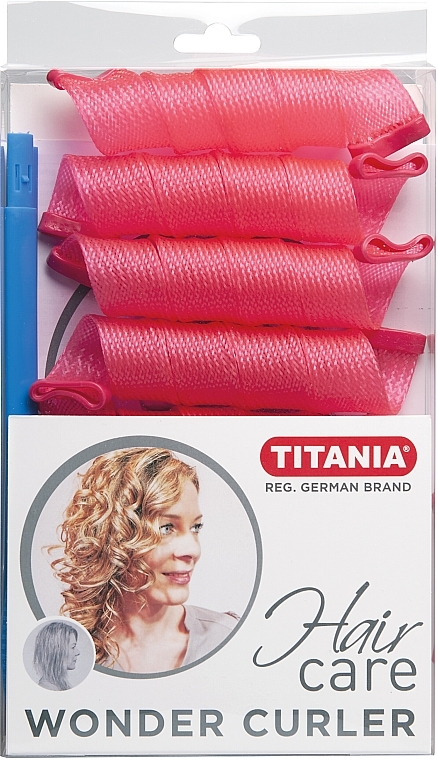 Spiral Hair Curlers - Titania Hair Wonder Curler Short — photo N1