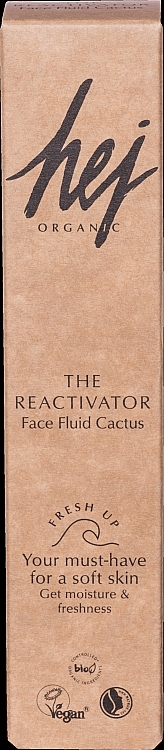 Face Fluid - Hej Organic The Reactivator Face Fluid Cactus — photo N2