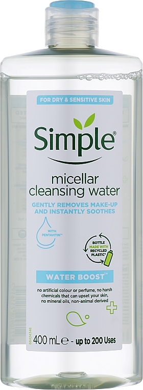 Micellar Water - Simple Water Boost Micellar Cleansing Water — photo N11