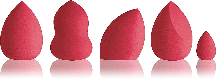 Makeup Sponge Set, 5 pcs. - Gabriella Salvete Blending Sponges Rose — photo N1