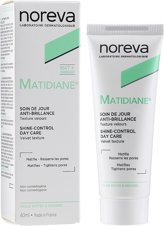 Nattifying Day Cream - Noreva Laboratoires Matidiane Soin De Joir Anti-Brillance — photo N2