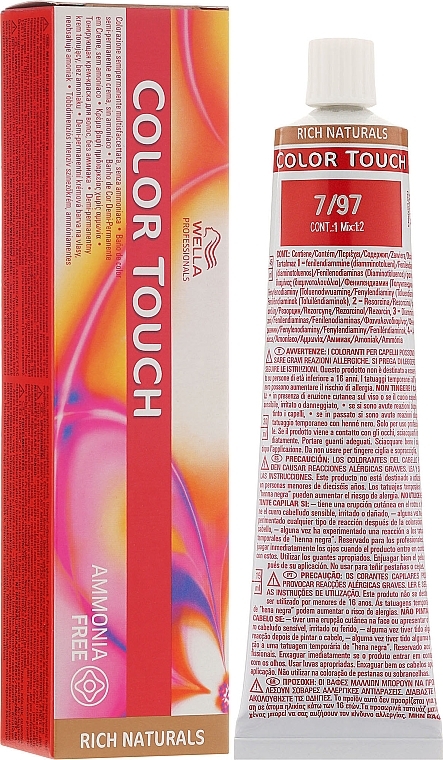 Ammonia-Free Hair Color - Wella Professionals Color Touch Rich Naturals — photo N1