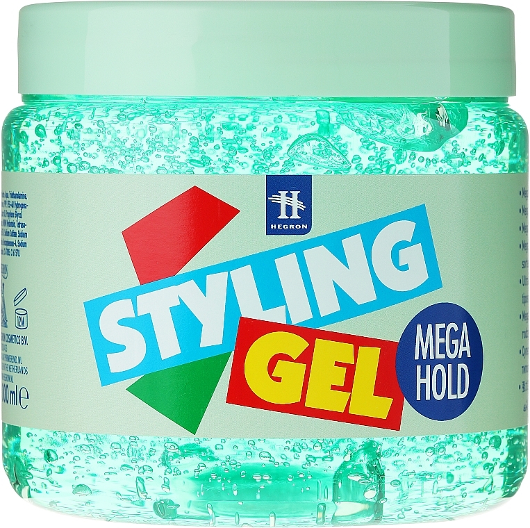 Mega Strong Hold Styling Hair Gel - Hegron Styling Gel Mega Hold — photo N1