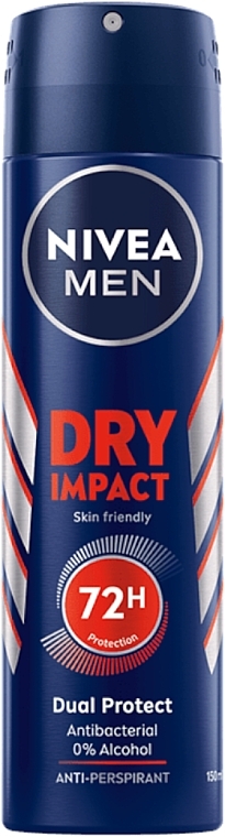 Antiperspirant - NIVEA MEN Dry Impact Anti-Perspirant 72H — photo N1