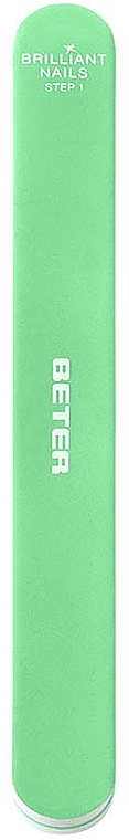 Nail Buffer, green - Beter Professional Buffer Nailfile — photo N1