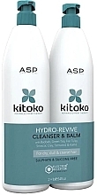 Set - Affinage Salon Professional Kitoko Hydro Revive Balm & Cleanser (shm/1000ml + balm/1000ml) — photo N1