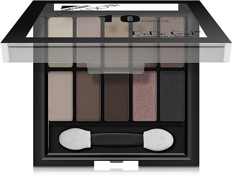 Eyeshadow Palette - DoDo Girl 10 Colors Eyeshadow — photo N1