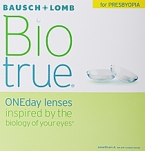 One-Day Contact Lenses, 90 pcs. - Bausch & Lomb Biotrue ONEday for Presbyopia Low — photo N1
