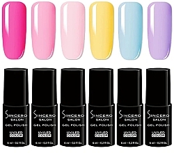 Gel Polish Set, 6 products - Sincero Salon Candy Rush — photo N3