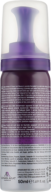 Hair Mousse - Morfose 10 Colour Lock Mousse — photo N2