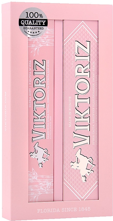 Set - Viktoriz Florida (toothpaste/75ml + toothbrush/1pc) — photo N12