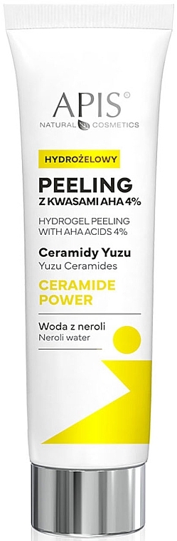 Hydrogel Face Peeling - APIS Professional Ceramide Power Hydrogel Peeling With AHA Acids 4% — photo N1