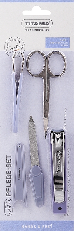 Manicure Set, lilac - Titania — photo N1