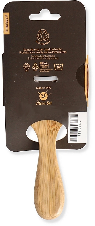 Bear Wooden Hair Brush - Mood Bear Hair Brush — photo N2