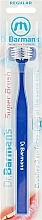 3-Sided Toothbrush, standard, blue - Dr. Barman's Superbrush Regular — photo N9