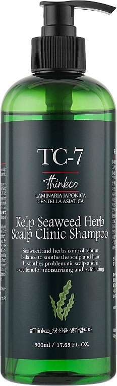 Seaweed Scalp Shampoo - Thinkco TC-7 SeaWeed Herb Scalp Clinic Shampoo — photo N1