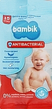 Fragrances, Perfumes, Cosmetics Kids Wet Wipes with Linden Extract, 15 pcs. - Bambik Baby Wet Wipes