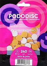 Fragrances, Perfumes, Cosmetics Pedicure File Refill 'Pododisk', white, S, 240 grit - Staleks Pro