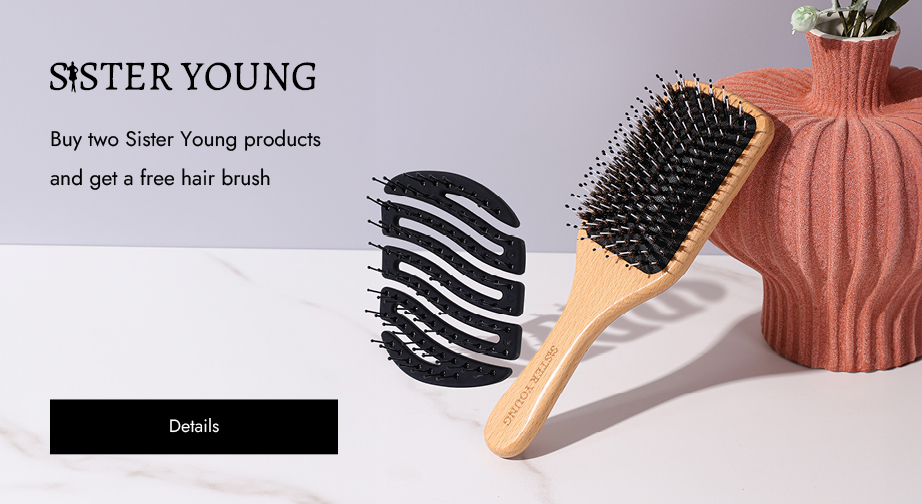 Buy two Sister Young products and get a free hair brush