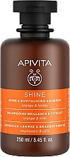 Shine & Revitalizing Shampoo with Orange & Honey - Apivita Shine And Revitalizing Shampoo With Orange & Honey — photo N3