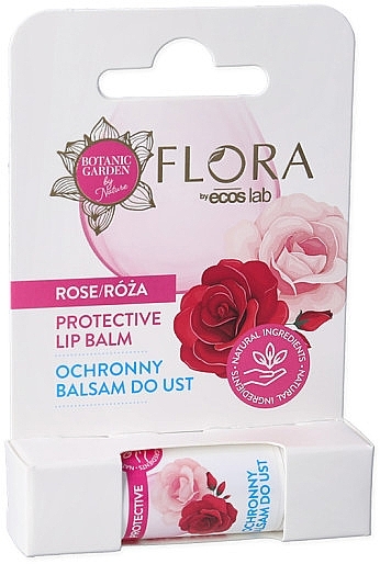 Lip Balm 'Rose' - Vis Plantis Flora Protective Lip Balm — photo N1
