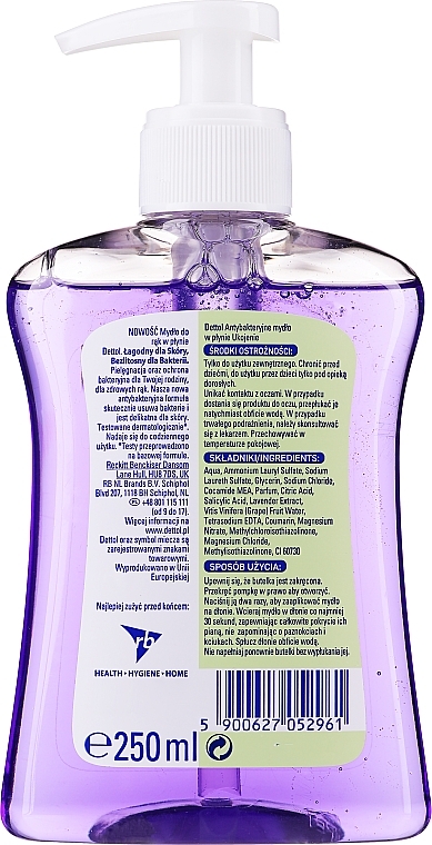 Antibacterial Liquid Soap "Grape and Lavender Extract" - Dettol  — photo N11