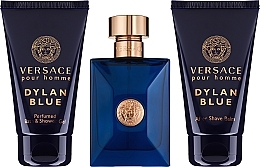 Versace Pour Homme Dylan Blue - Set (edt/50ml + 50ash/b + 50sh/g)  — photo N2