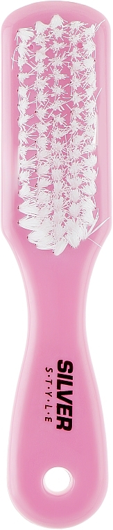 Pedicure Brush & Pumice, STK-62, pink - Silver Style — photo N1