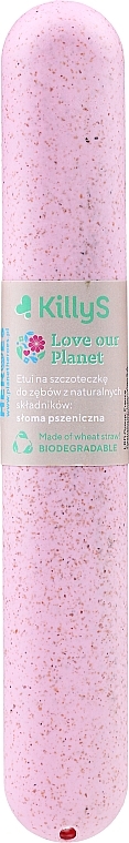 Toothbrush Case, biodegradable, pink - KillyS — photo N1
