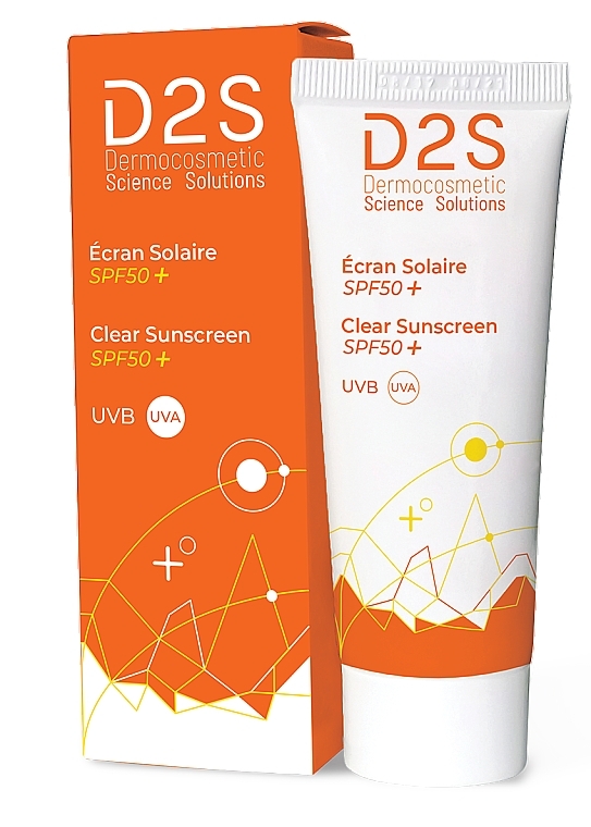 Transparent Face Sunscreen SPF 50 - D2S Clear Sunscreen SPF 50 — photo N1