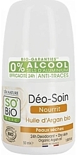 Fragrances, Perfumes, Cosmetics Argan Oil Roll-On Deodorant - So'Bio Etic Organic Argan Oil 24H Deodorant