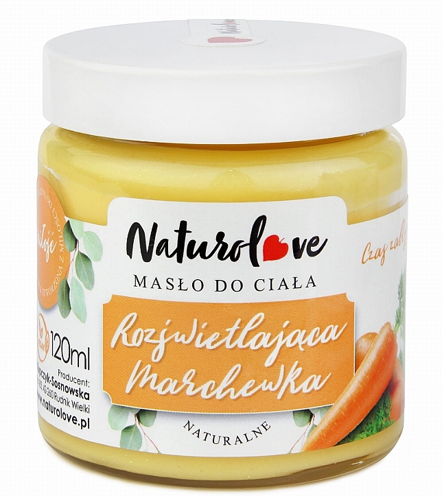 Natural Carrot Body Butter - Naturolove Body Butter — photo N1