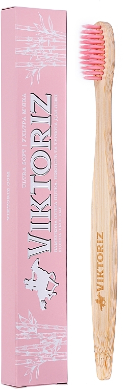 Bamboo Toothbrush "Tenderness and Gums Care" - Viktoriz Florida — photo N4