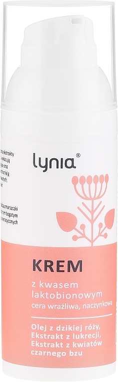 Face Cream with Lactobionic Acid - Lynia Cream — photo N1