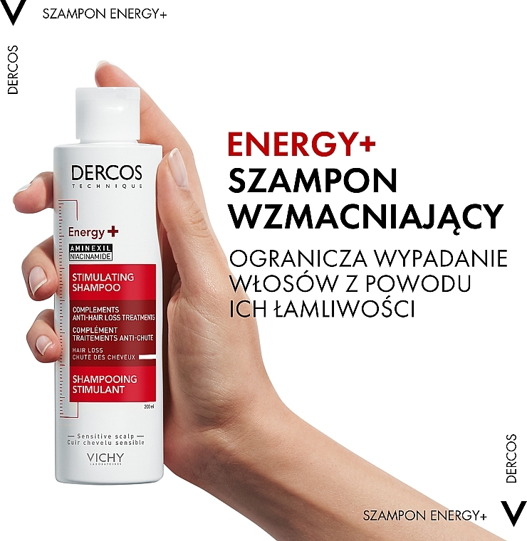 Energising Aminexil Shampoo - Vichy Dercos Energising Shampoo — photo N4