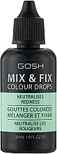 Face Corrector - Gosh Mix&Fix Colour Drops — photo N1