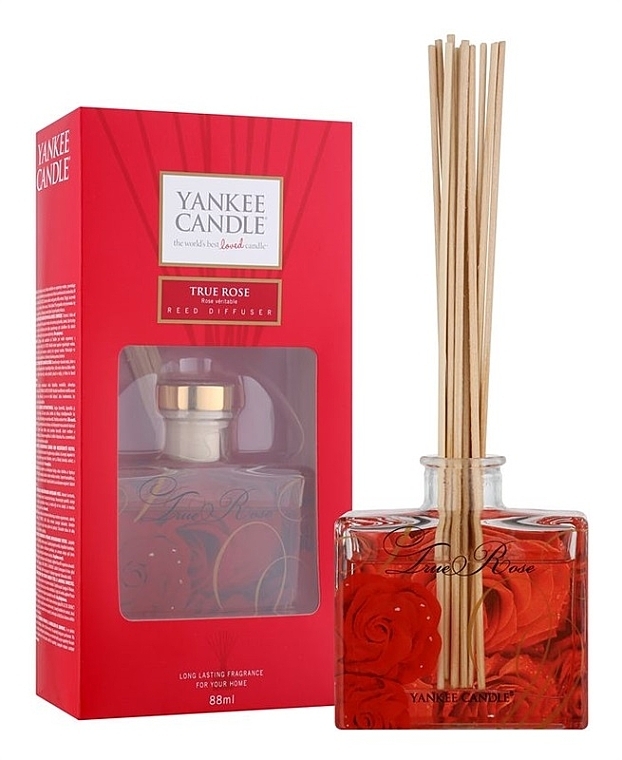 Reed Diffuser "Rose" - Yankee Candle True Rose — photo N1