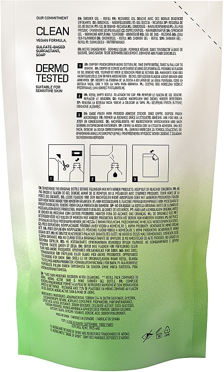 Shower Gel - Adidas Active Skin & Mind Skin Detox Shower Gel (refill) — photo N2