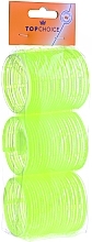 Velcro Hair Curlers "Velcro" 55mm, 3pcs, 0553 - Top Choice — photo N1