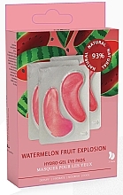 Watermelon Eye Patches - Vegan By Happy Watermelon Fruit Explosion Hydro-Gel Eye Pads — photo N1