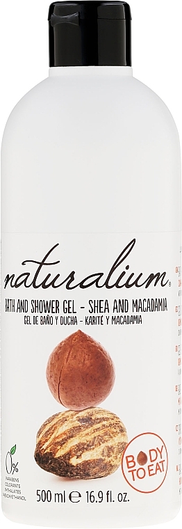 Shower & Bath Gel "Shea & Macadamia" - Naturalium Shea & Macadamia Shower Gel — photo N2