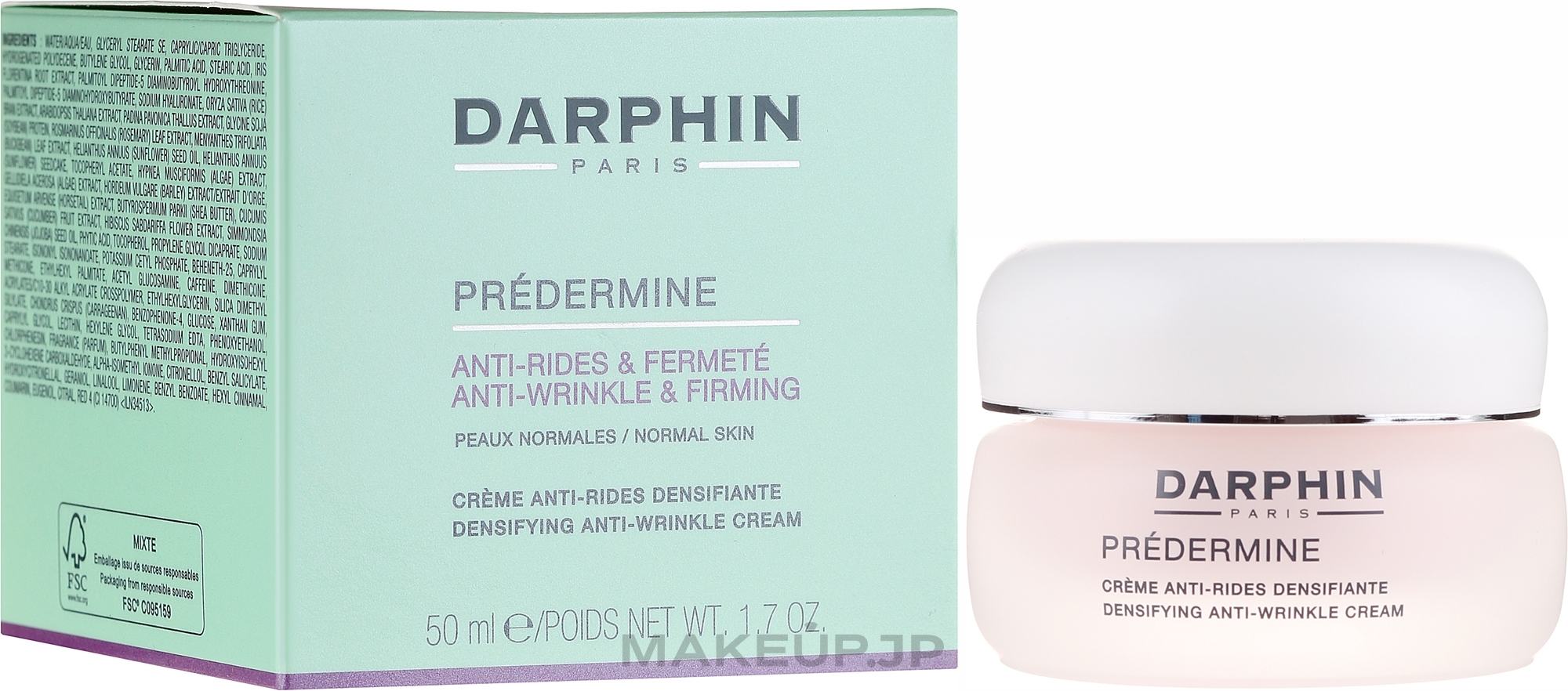 Anti-Wrinkle Cream for Normal Skin - Darphin Predermine Densifying Anti-Wrinkle Cream Normal Skin — photo 50 ml