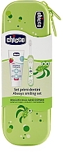 Travel Set, green - Chicco (Toothbrush + Toothpaste/50ml) — photo N2