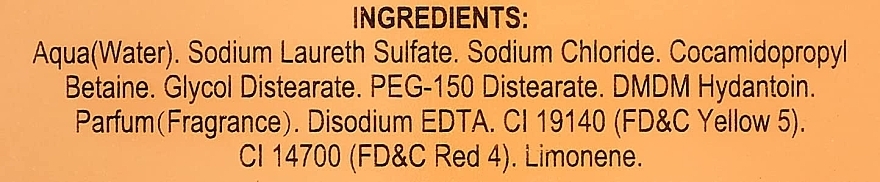 Tangerine Shower Gel - IDC Institute Scented Fruits Shower Gel Mandarine — photo N3