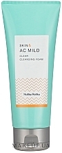 Fragrances, Perfumes, Cosmetics Face Cleansing Foam for Problem Skin - Holika Holika Skin And AC Mild Clear Cleansing Foam