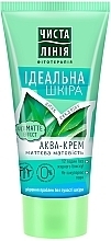 Fragrances, Perfumes, Cosmetics Instant Matte Aqua Cream 'Perfect Skin' - Chistaya Linia