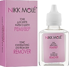Color Stain Removing Tonic - Nikk Mole Tonic For Removing Dye From Skin — photo N7
