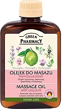 Fragrances, Perfumes, Cosmetics Anti-Cellulite Massage Oil - Green Pharmacy Massage Oil Anti-Cellulite