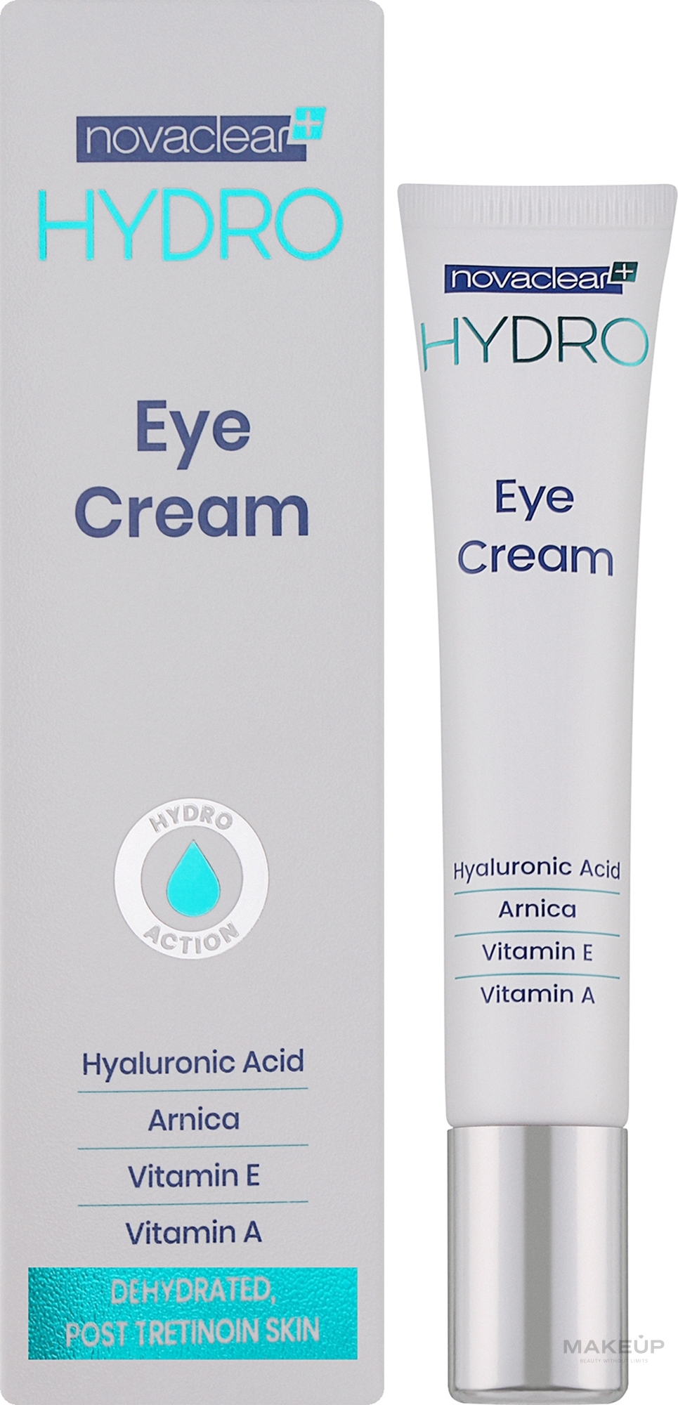 Moisturizing Eye Cream - Novaclear Hydro Eye Cream — photo 15 ml