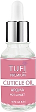 Cuticle Oil 'Sunset Hot' - Tufi Profi Premium Aroma — photo N8